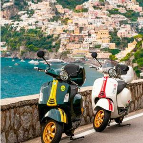Vespa ride in Amalfi