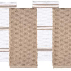 Kitchen Towels Dish Towels 100% Cotton, Set of 4