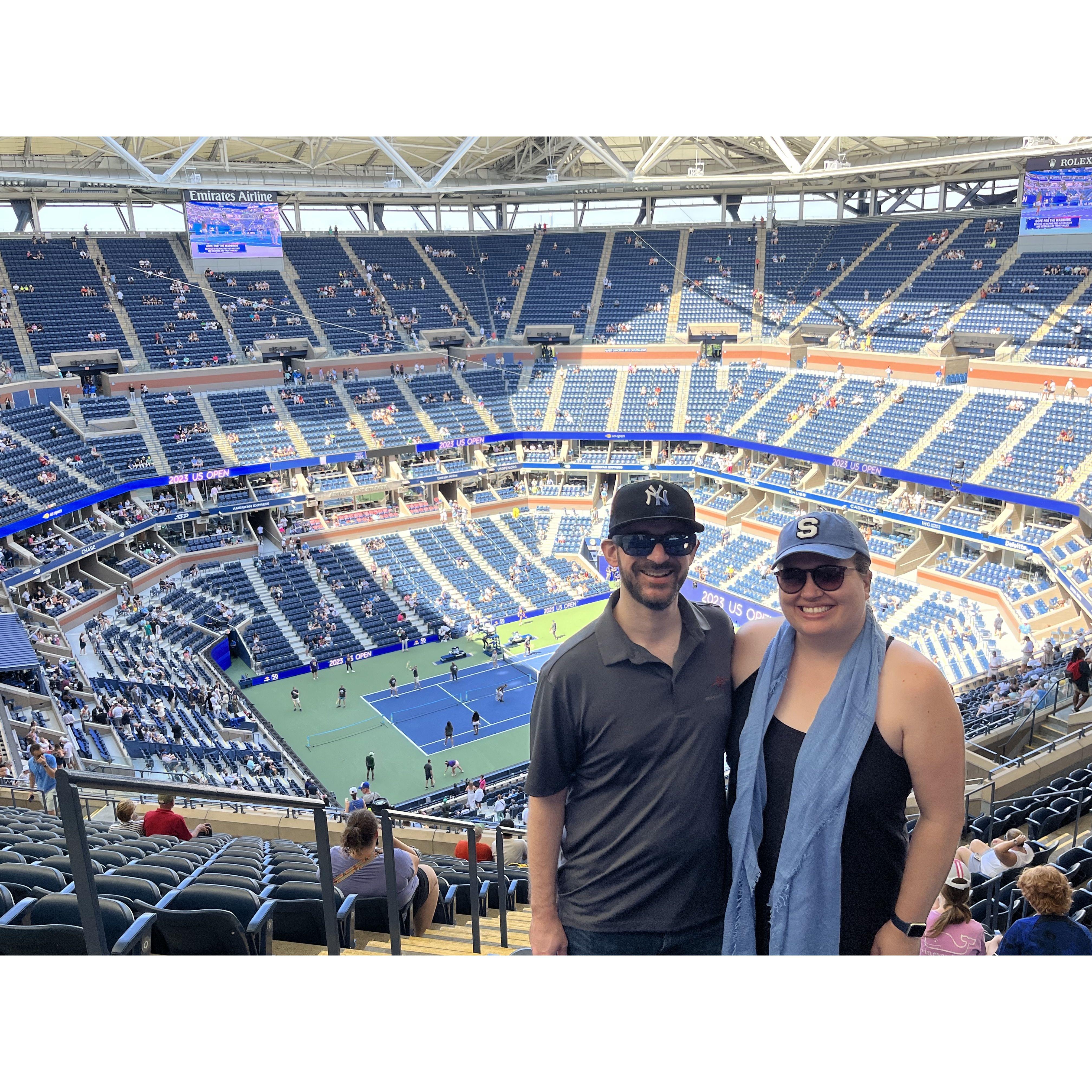 US Open Tennis Tournament in New York in September 2023.