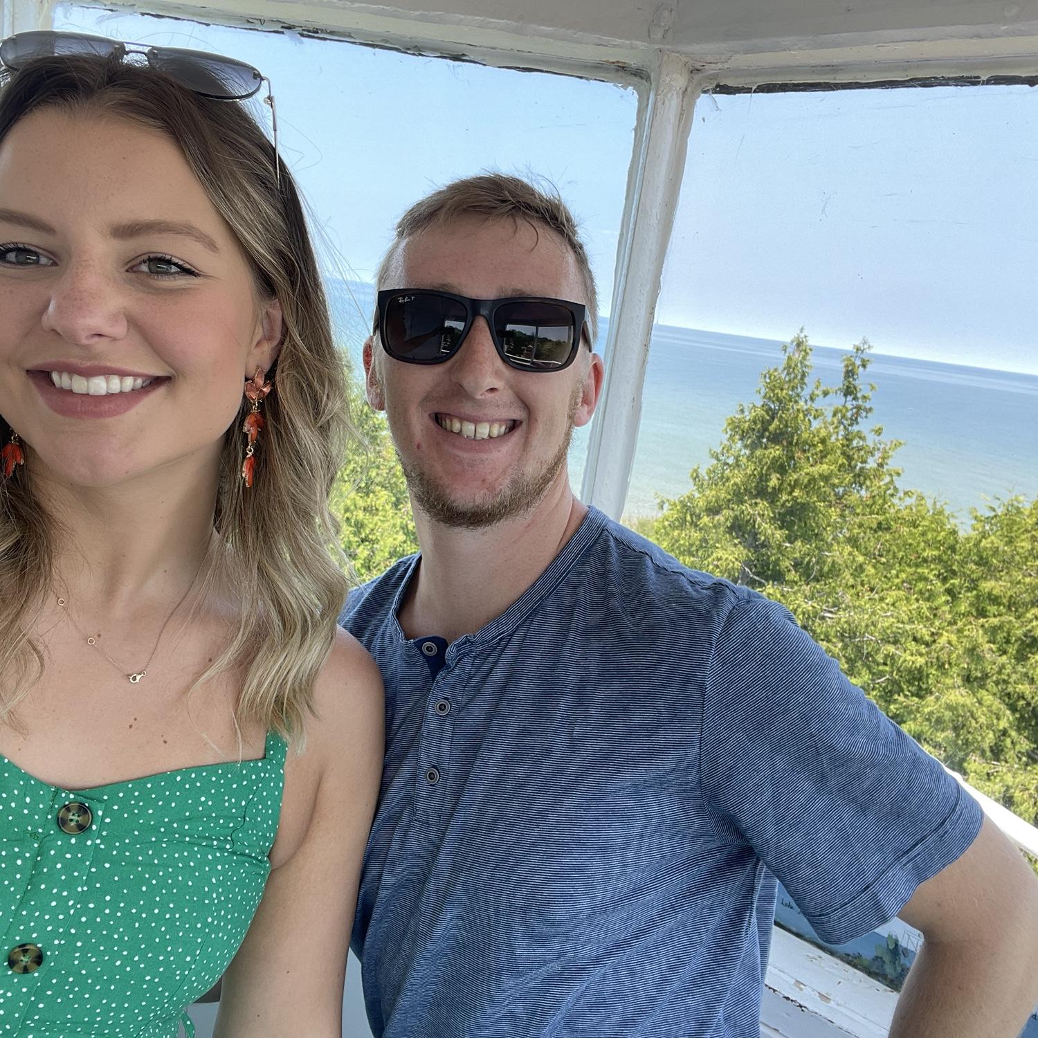 This was taken climbing the Grand Traverse Lighthouse