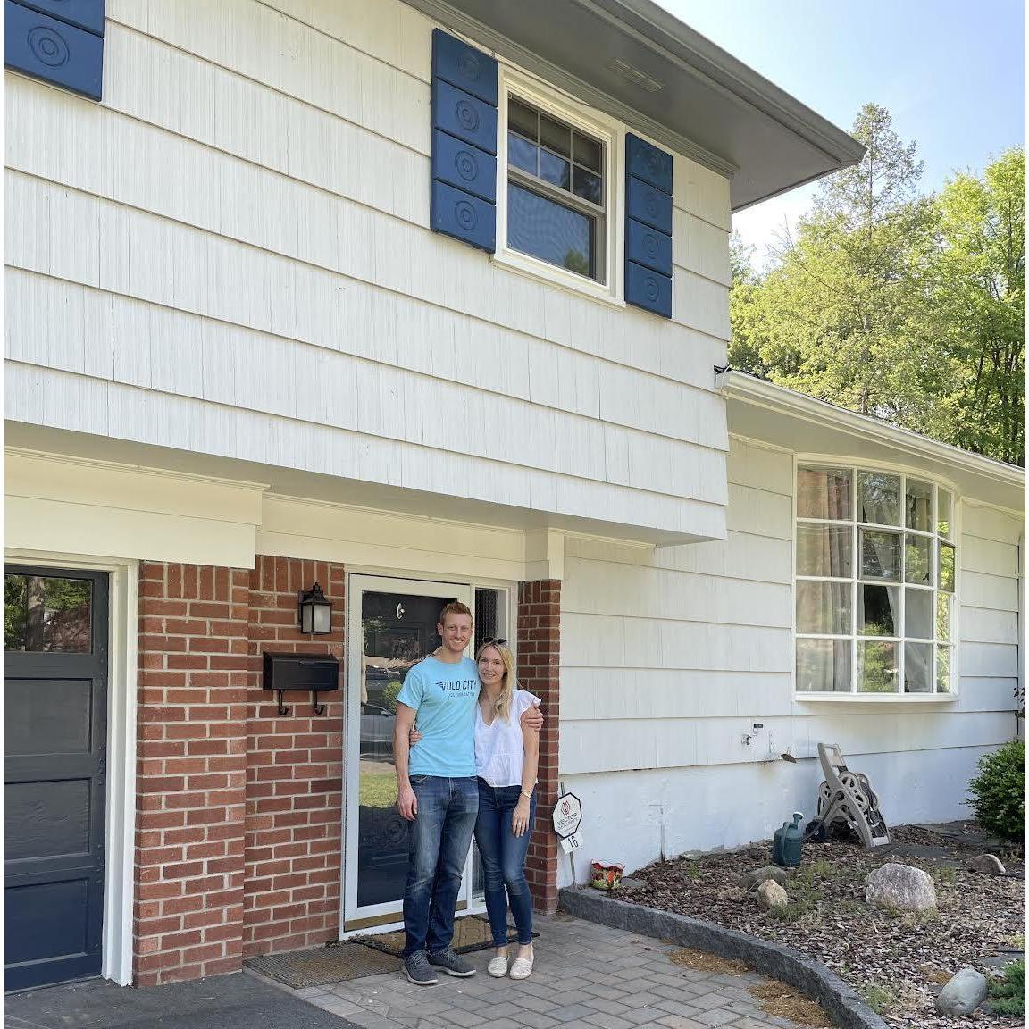 Our first house together!