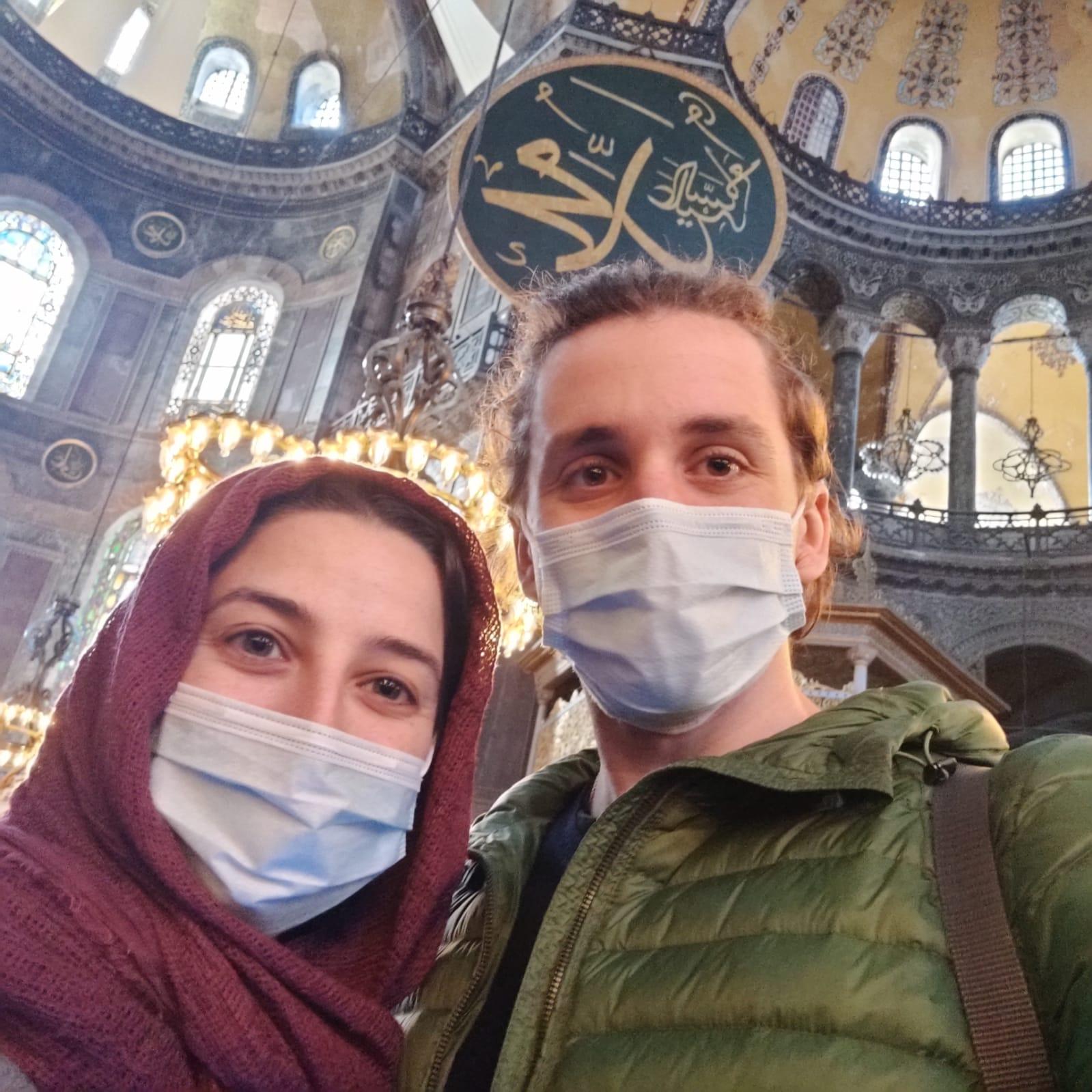 Visiting the Hagia Sophia in Istanbul, Turkey / Visitando la Santa Sofía en Estambul, Turquía