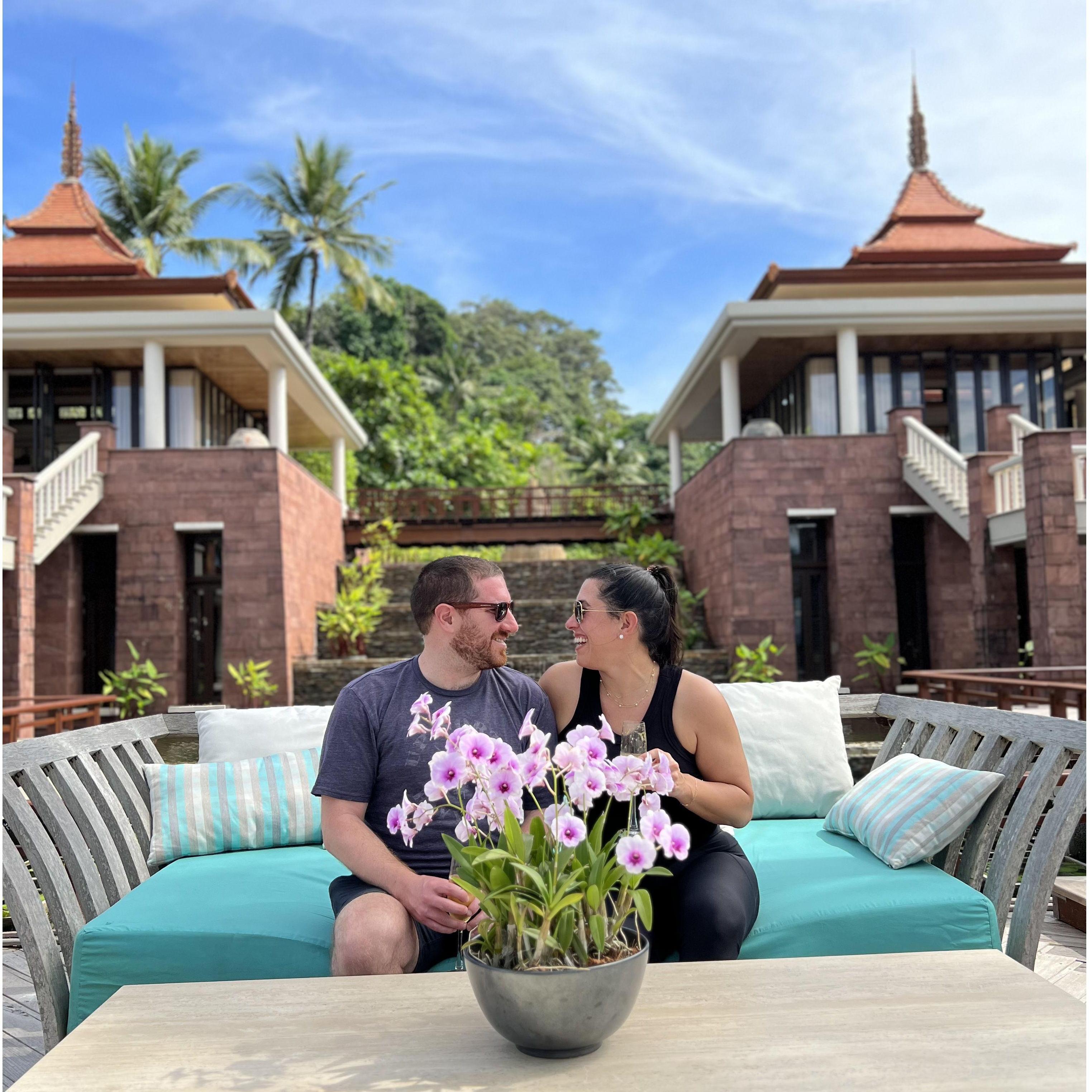 The one at the gorgeous hotel in Phuket, Thailand