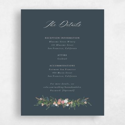Navy Blue Wedding Enclosure - Dinan