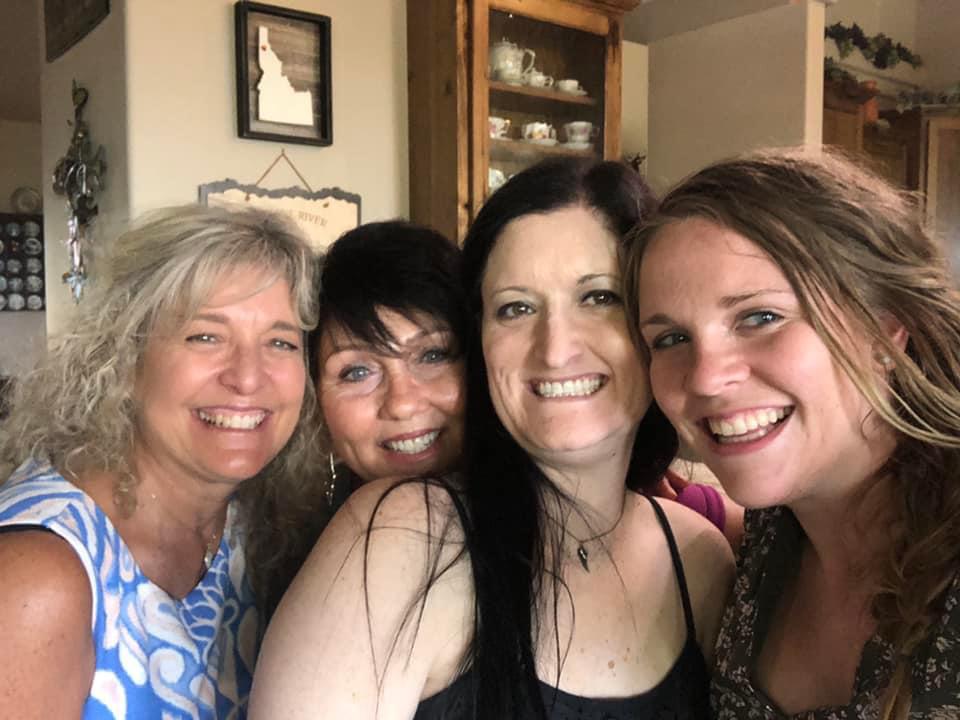 My awesome physical therapy gals ♥️♥️ 
Sherri, Lorrie, me and Heidi