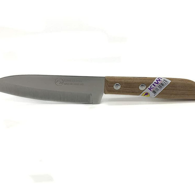 KIWI 4" Sharp Pairing Knife, with wood Handle # 503