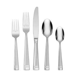Oneida Amsterdam 45-Piece Satin 18/0 Stainless Steel Flatware Set