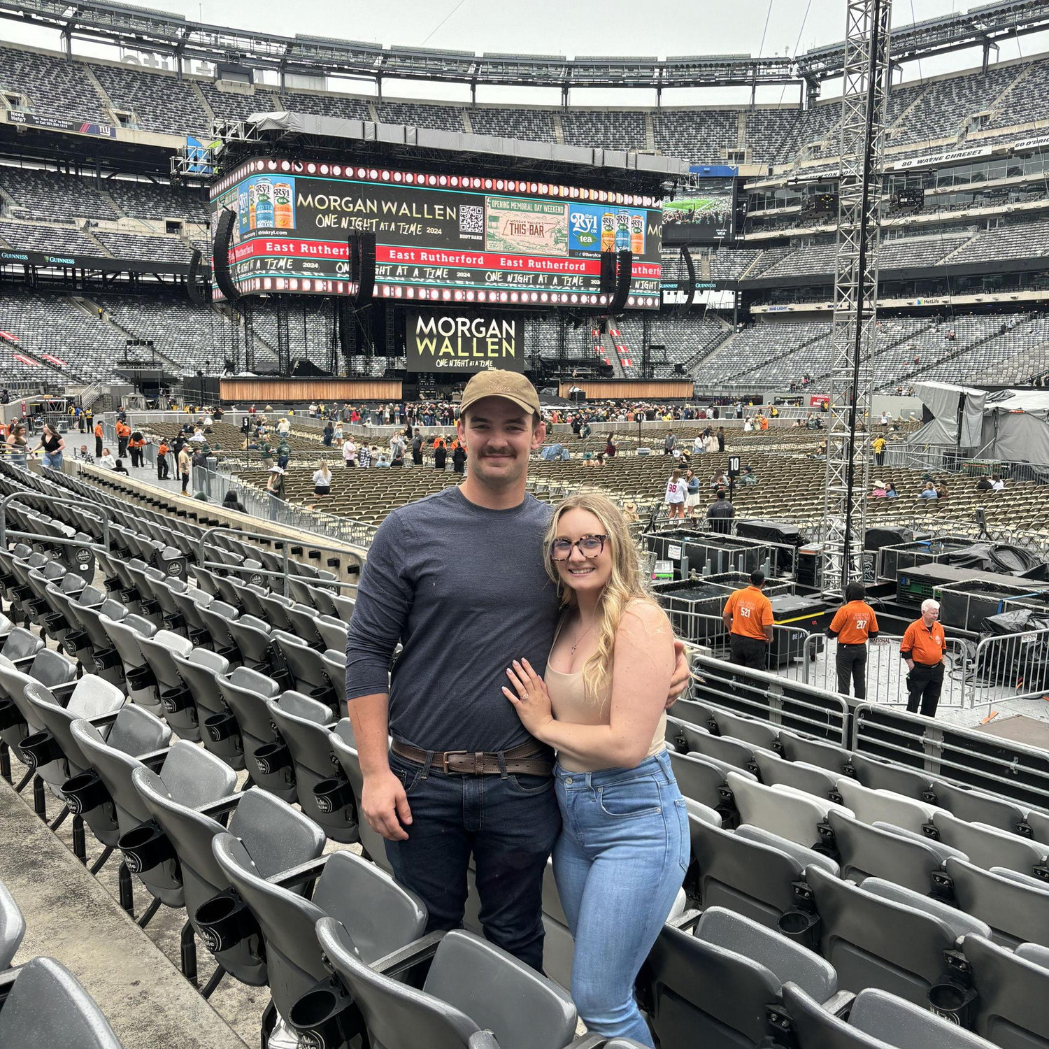 The concert where we got engaged!