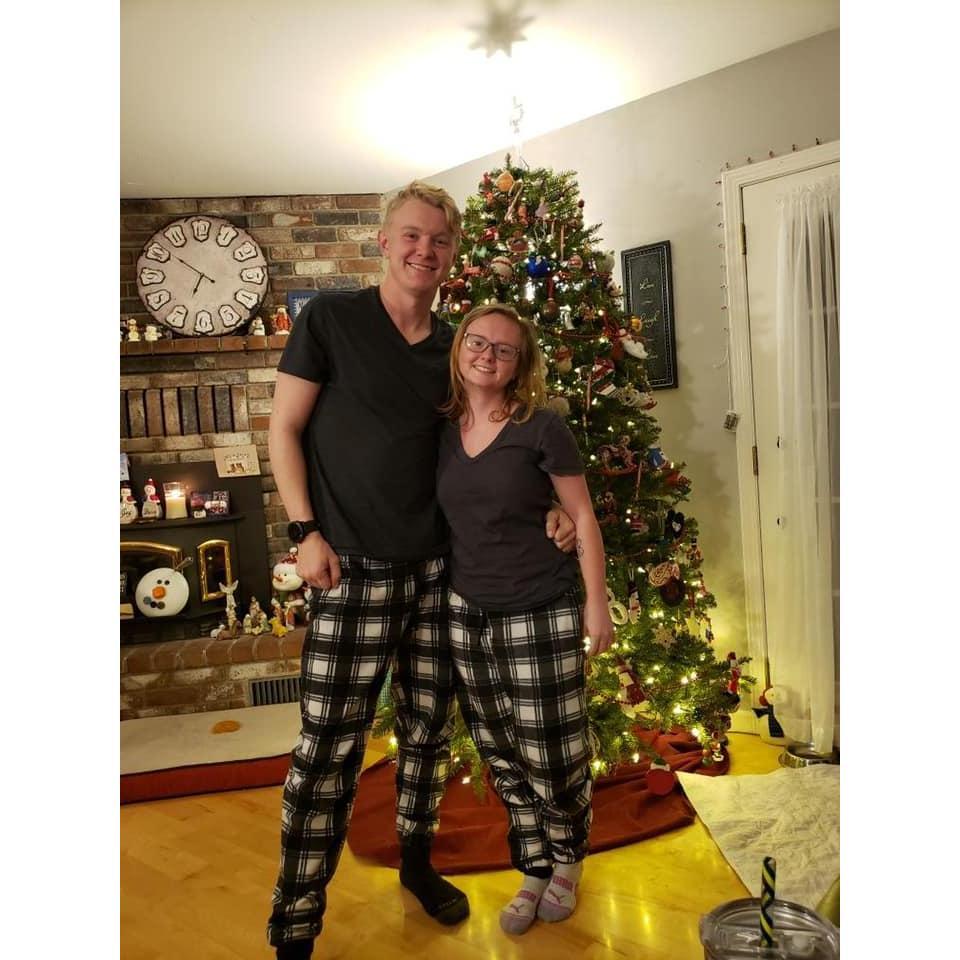 Our first Christmas together in person