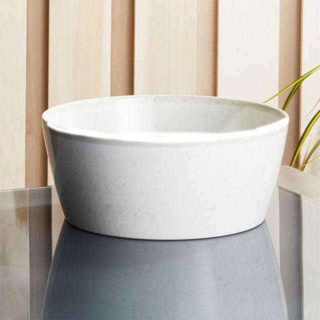 Cruz Cream Melamine Serving Bowl