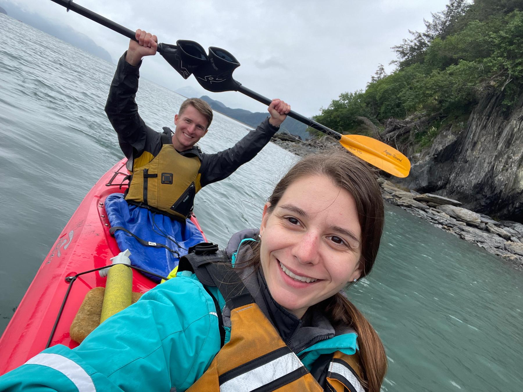 Kayaking in Seward, Alaska.
