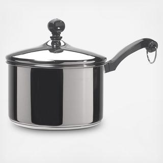 Classic Stainless Covered Saucepan