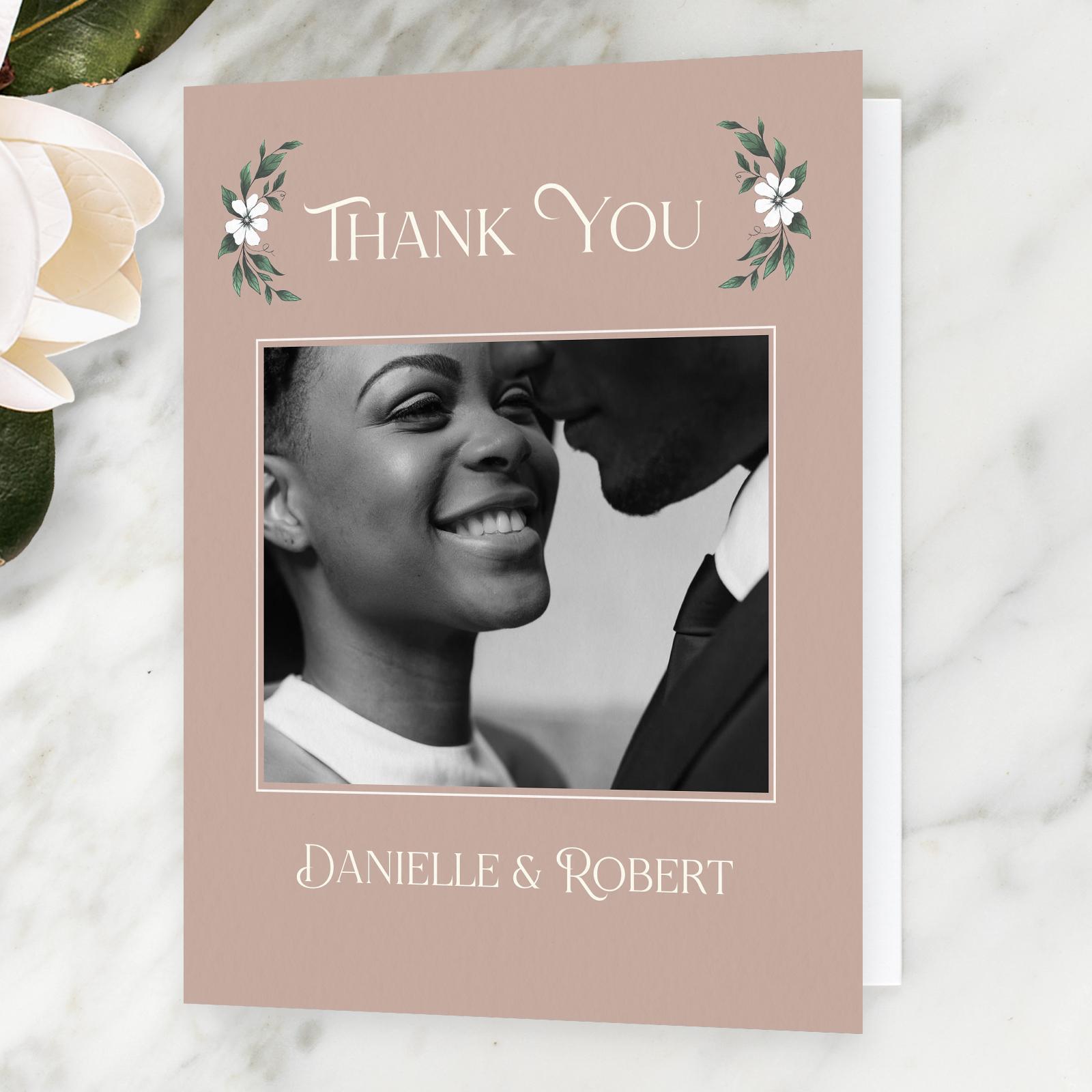 Zola Thank You Cards Melcher Photo