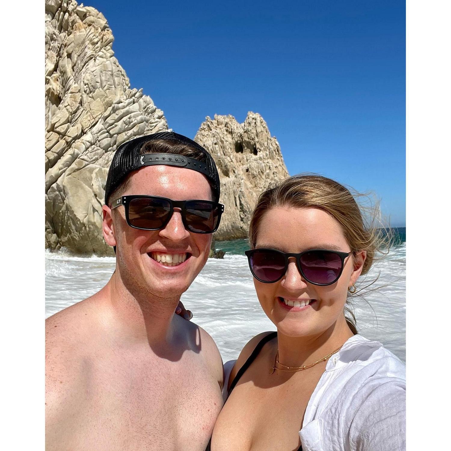 On lovers beach in Baja Mexico