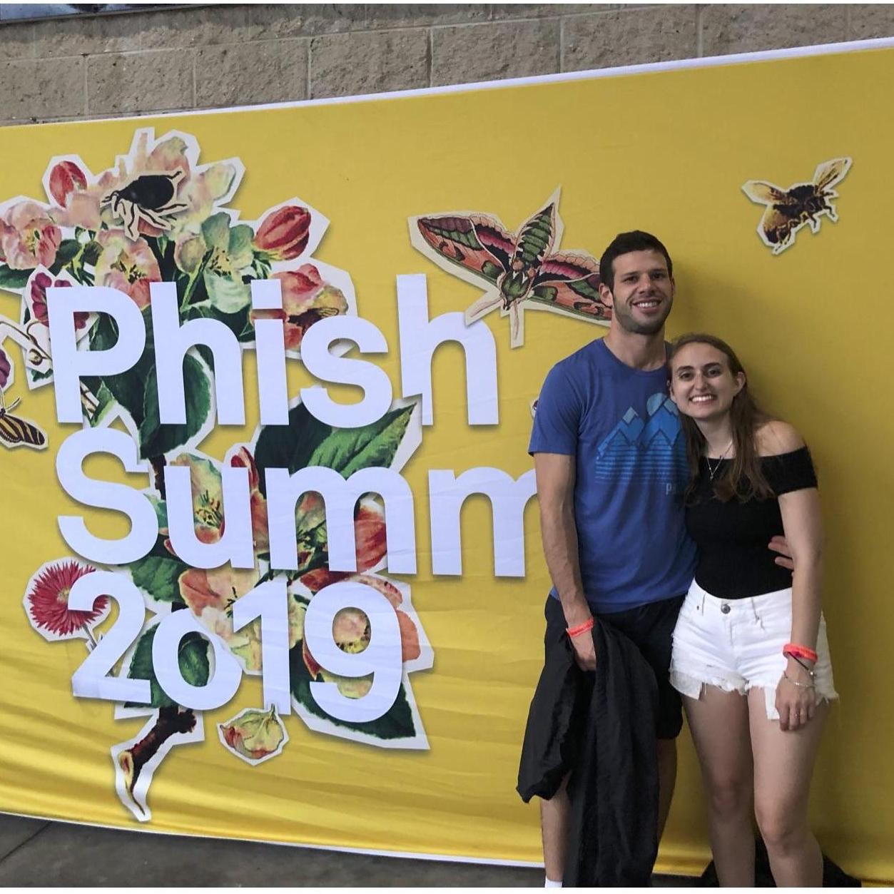Phish is Josh's favorite band...and if you ask him it's Aliza's too, which may not be entirely accurate, but she does love the concerts!