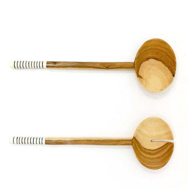 Olive Wood Serving Spoons