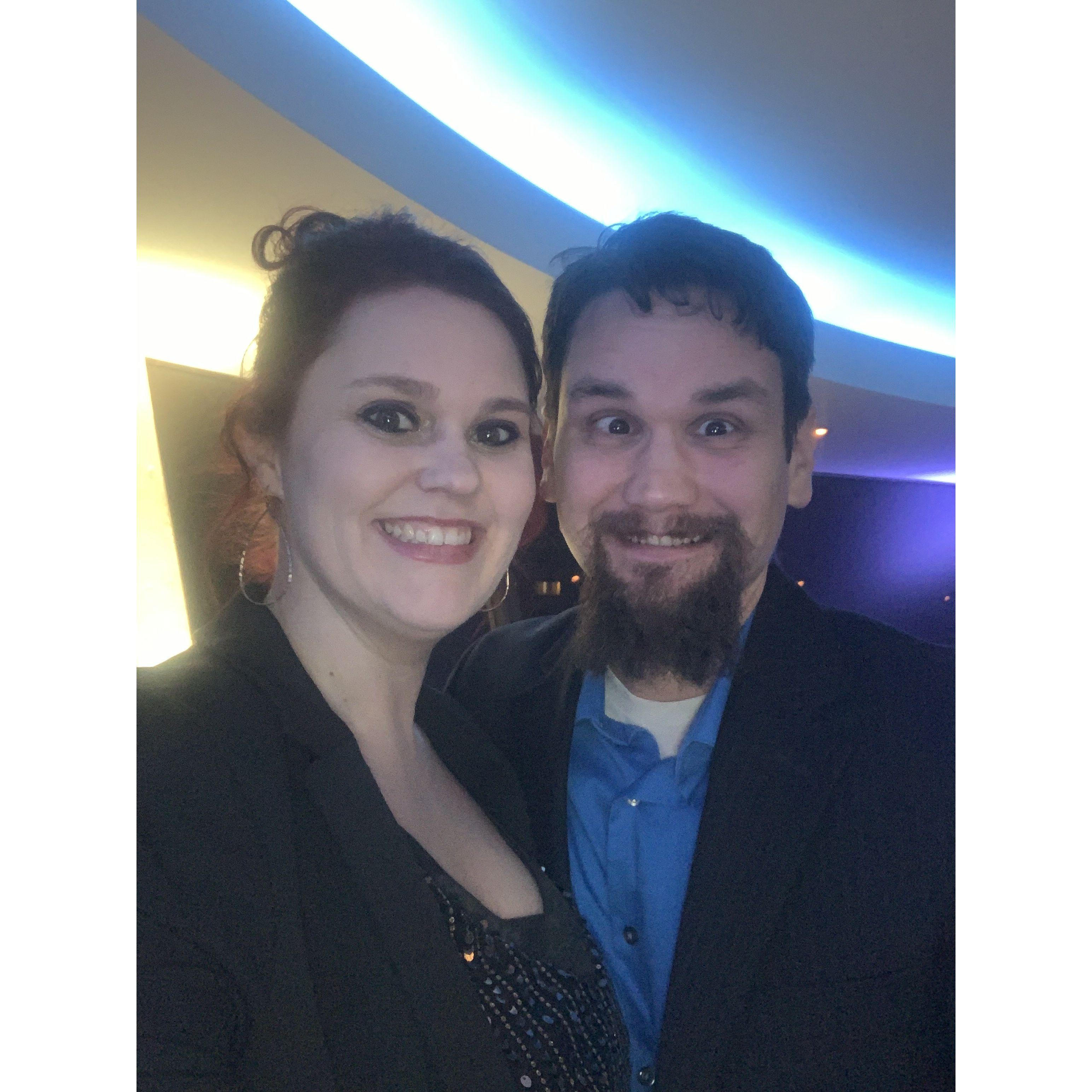 Dude.. really I just wanted a nice normal picture.. Can't you show that we aren't crazy!! LOL!