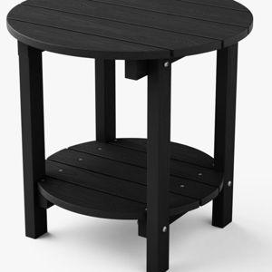 Allurine Classic Outdoor Side Table - Black