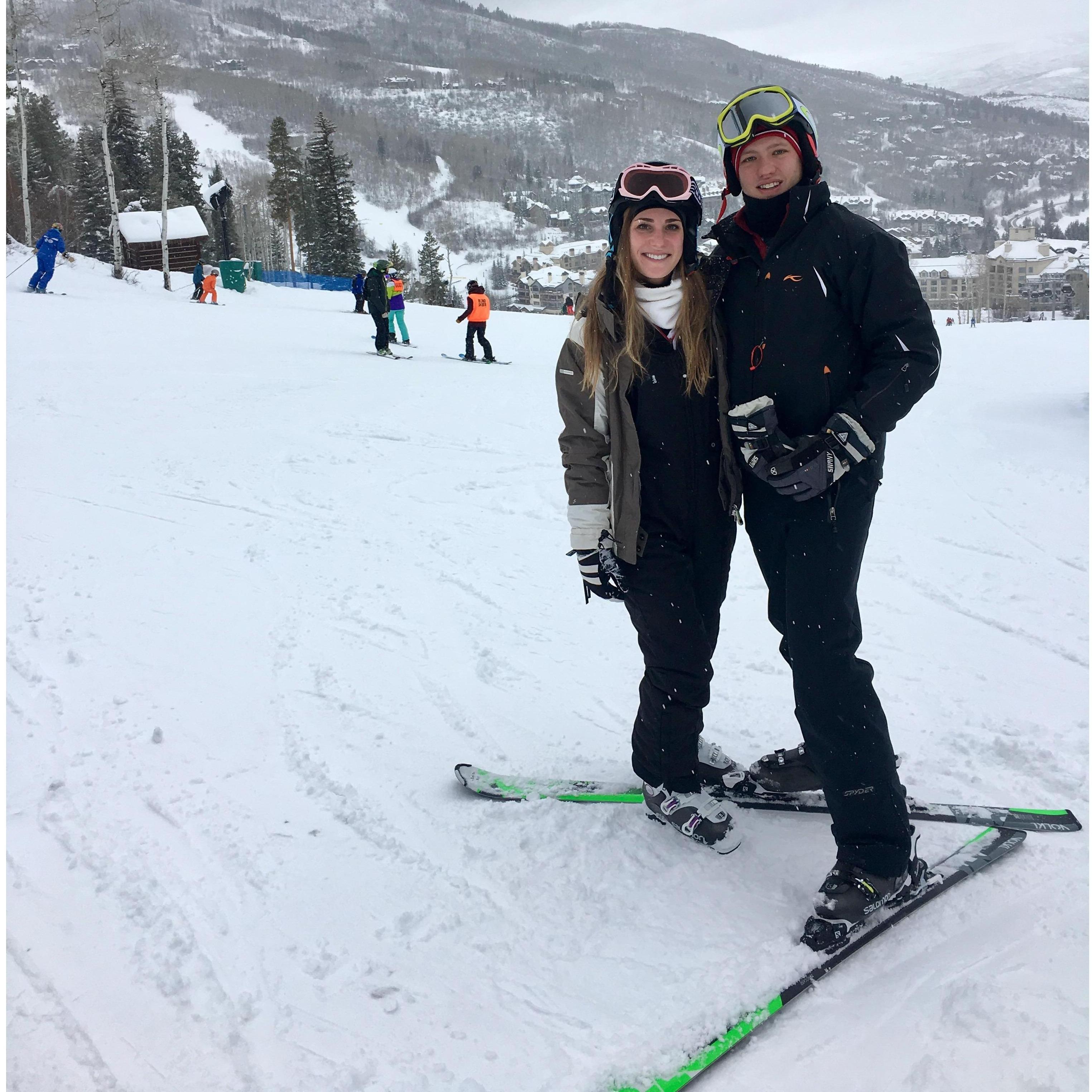 Skiing at Beaver Creek 2015