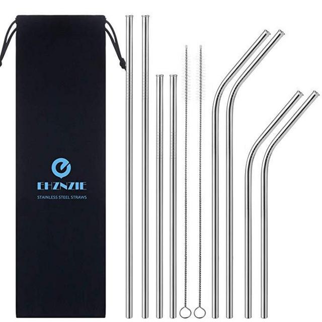 Stainless Steel Straws Set of 8