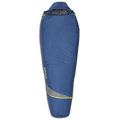 Kelty Tuck 22F Degree Mummy Sleeping Bag – 3 Season Ultralight Sleeping Bag with Thermal Pocket Hood, Zippered Opening in Footbox. Lightweight Traveling Backpacking Tent/Hammock Camping Sleep System – Stuff Sack Included