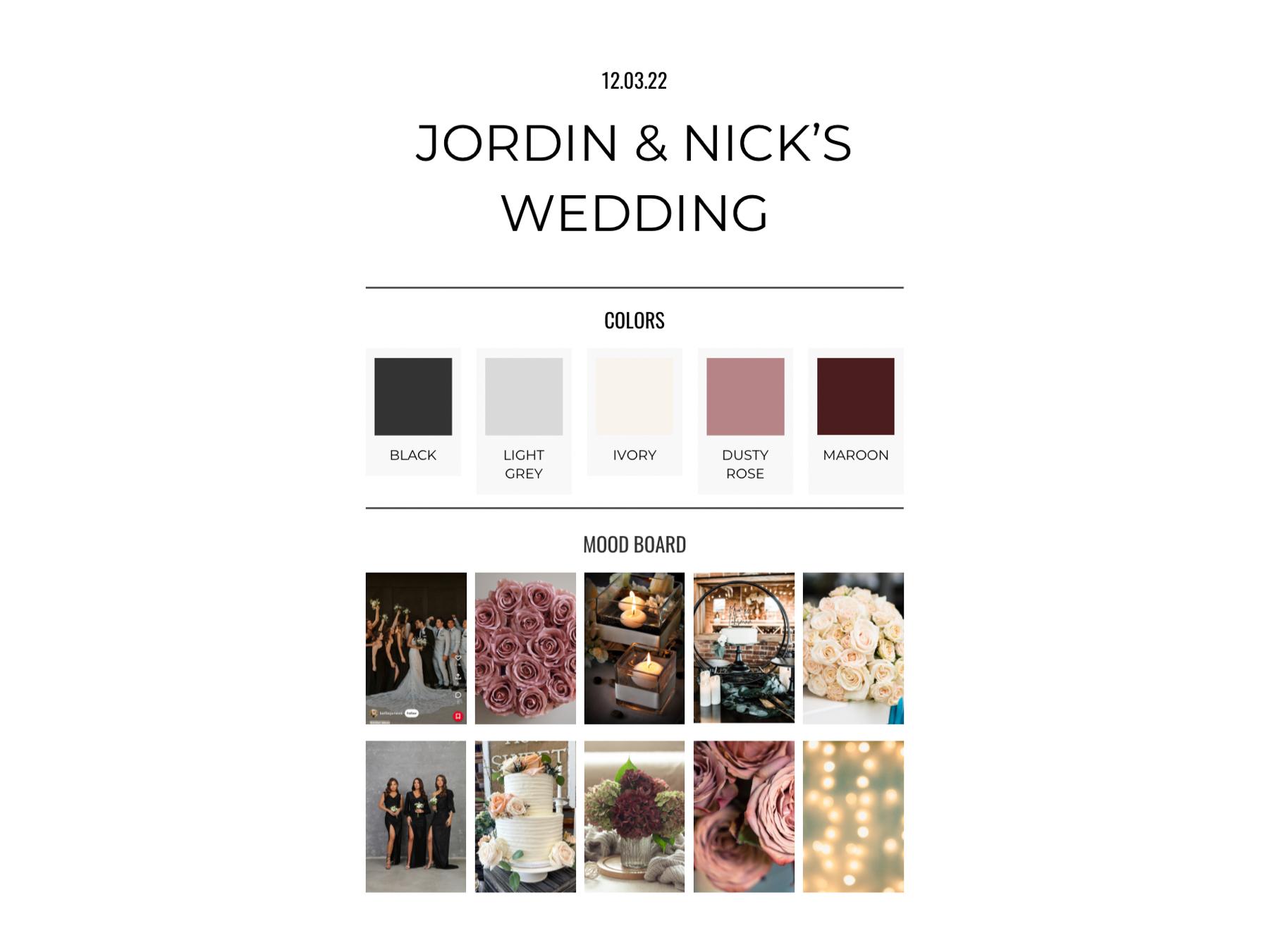 The Wedding Website of Jordin Moreno and Nicholas Baker