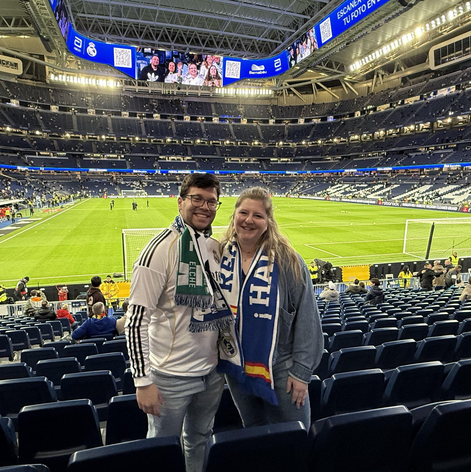 March 2026 - We went a Real Madrid game during our trip to Spain!
