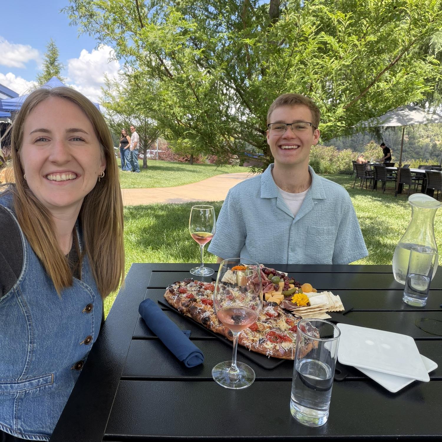 Wine tasting in Placerville for our 2 year anniversary!