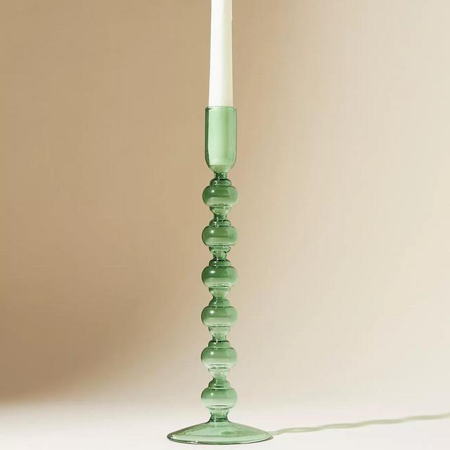 Delaney Candlestick (Dark Green)