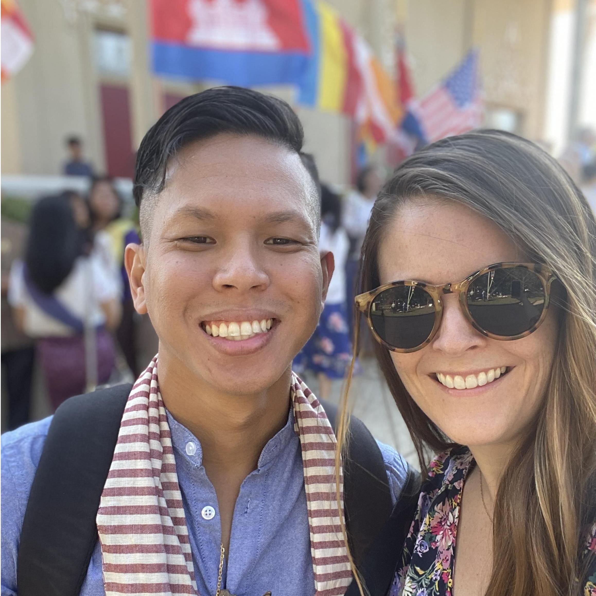 Celebrating Pchum Ben at the Khmer temple in Silver Spring, MD