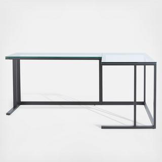Pilsen Graphite Corner Desk