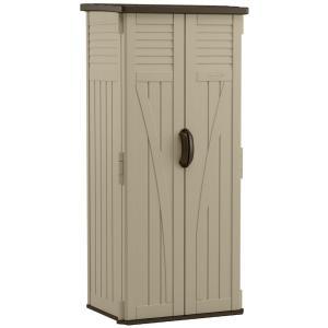 2 ft. 3/4 in. x 2 ft. 8 in. Resin Vertical Storage Shed