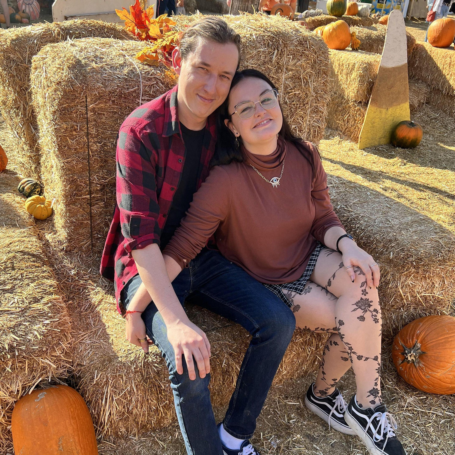 Our first photo together