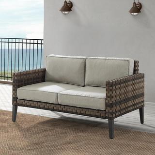 Prescott Outdoor Wicker Loveseat