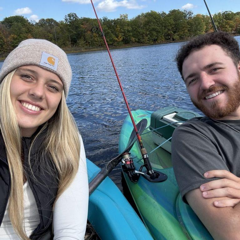 Out on one of our many fishing dates.