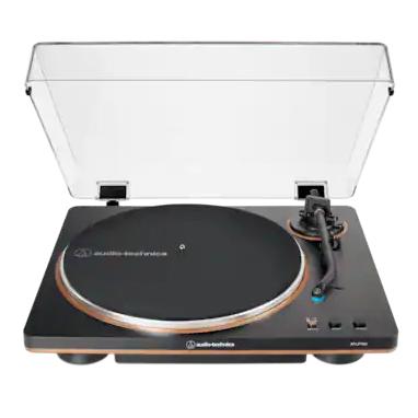 Audio-Technica - AT-LP70X-BZ Fully Automatic Belt-Drive Turntable - Black/bronze