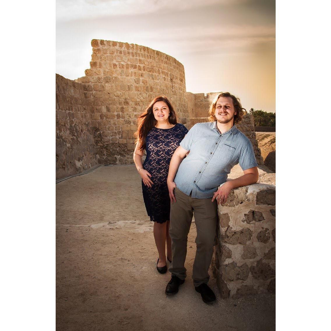 Our pre-engagement photo shoot on Brooks' first trip to Bahrain, 12/28/2017!