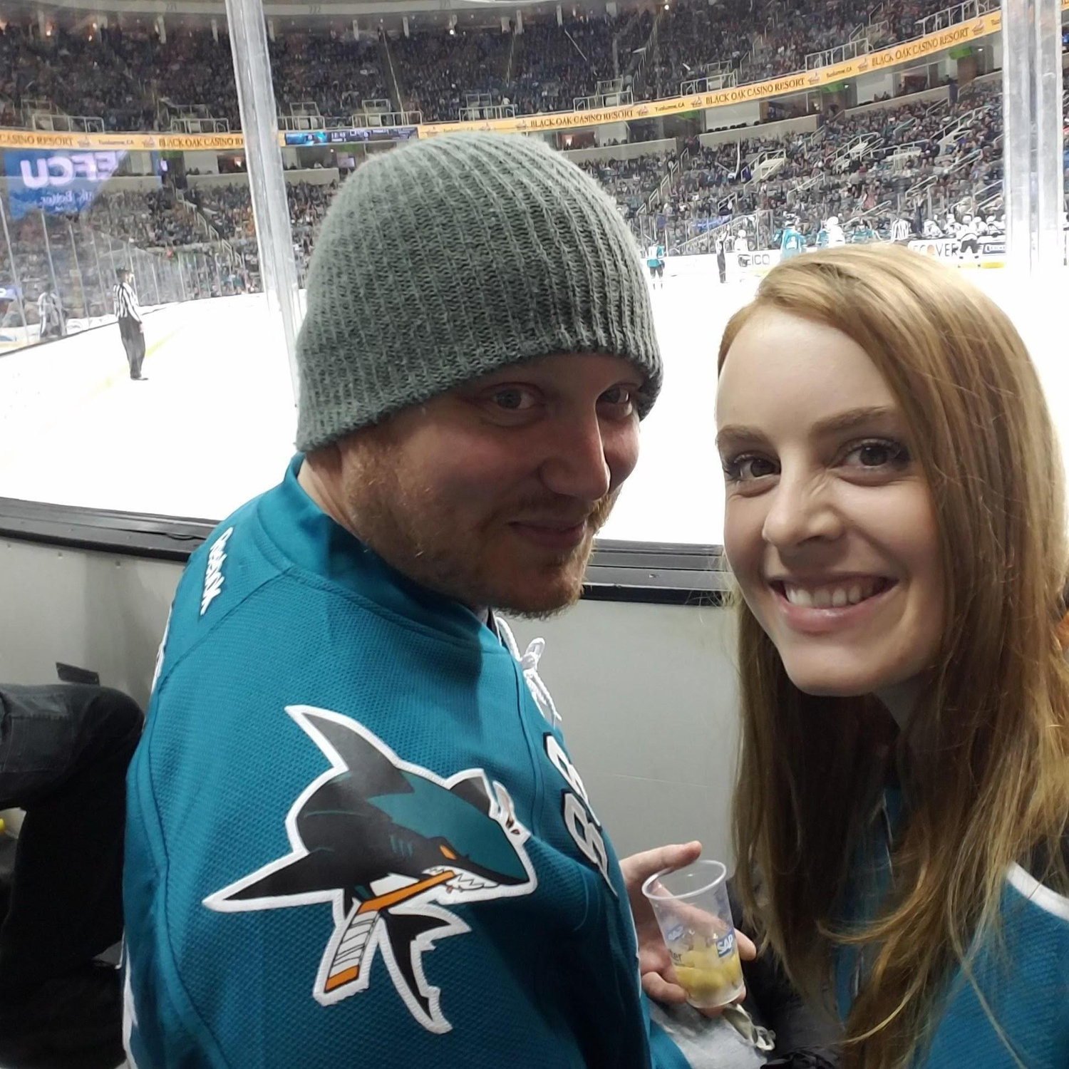 Epic seats.. Thank You Ben and Linz!!