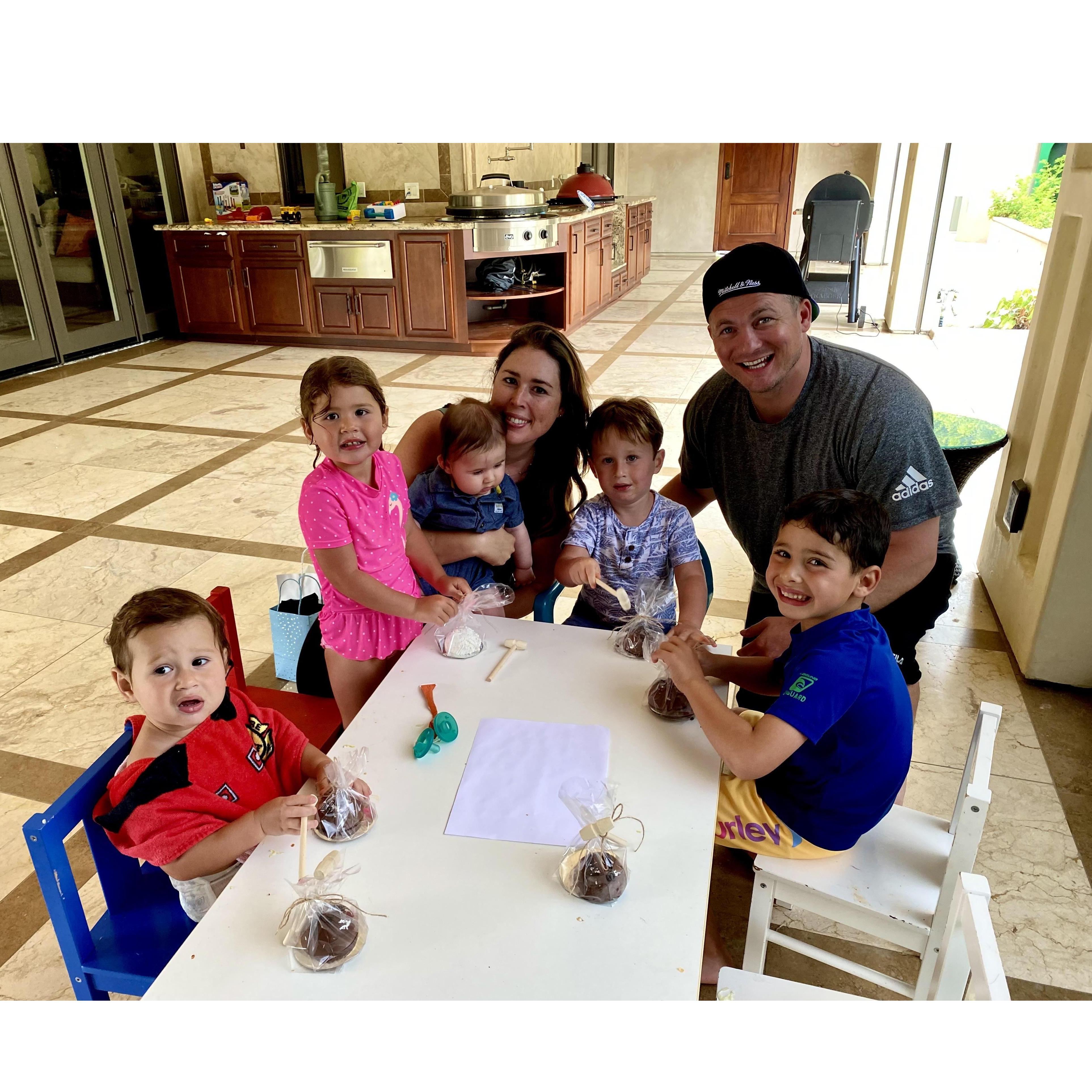 Found ourselves some ring bearers and a flower girl!