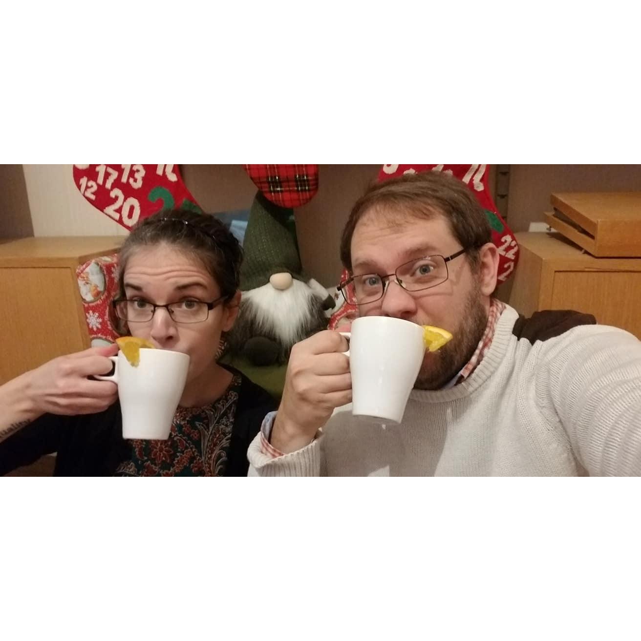 2020 Christmas in Sweden with a Swedish Tomte and dunderglögg