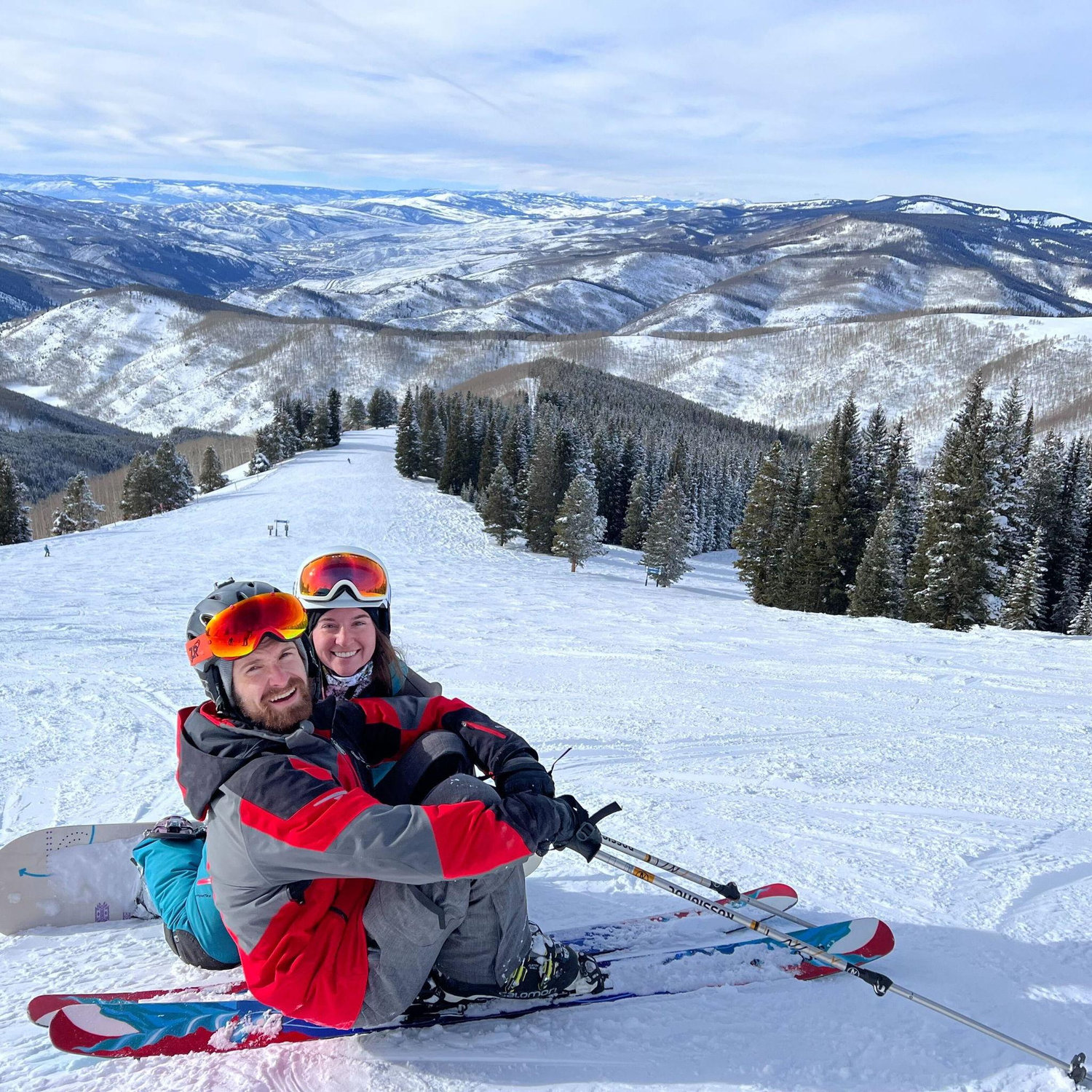 Skiing at Vail