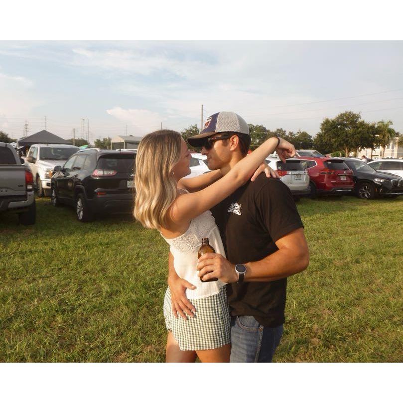Our most recent memory together is going to see Zach Bryan for the second time together <3