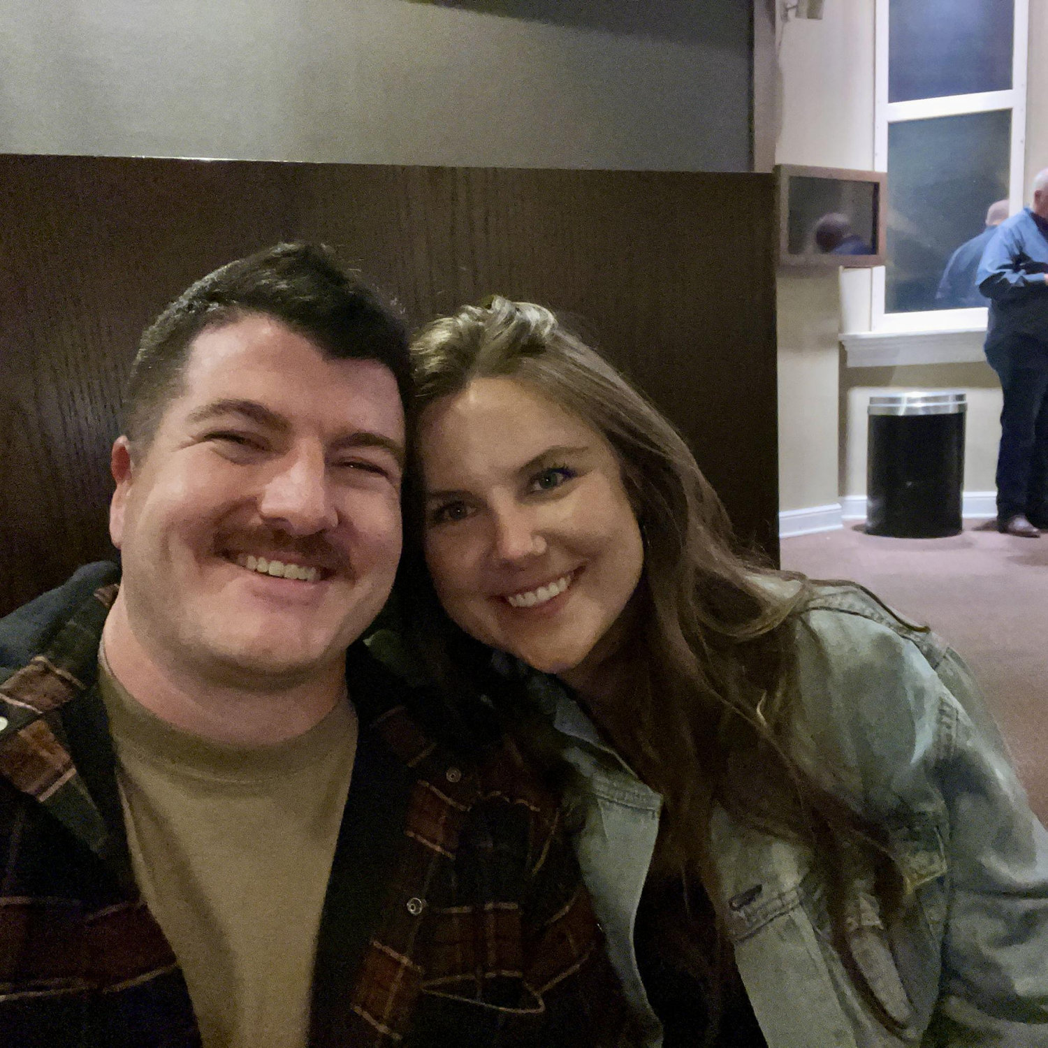Drew and Ellie Holcomb at the Ryman Auditorium