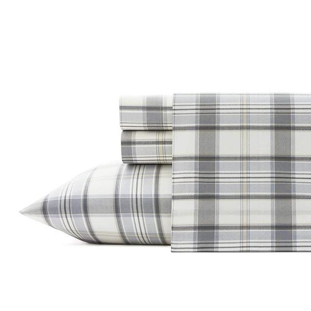 Eddie Bauer Chinook Plaid Sheet Set, Queen