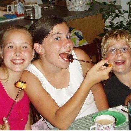 Ali left, Noah right, Maid of Honor Betsty in the middle.