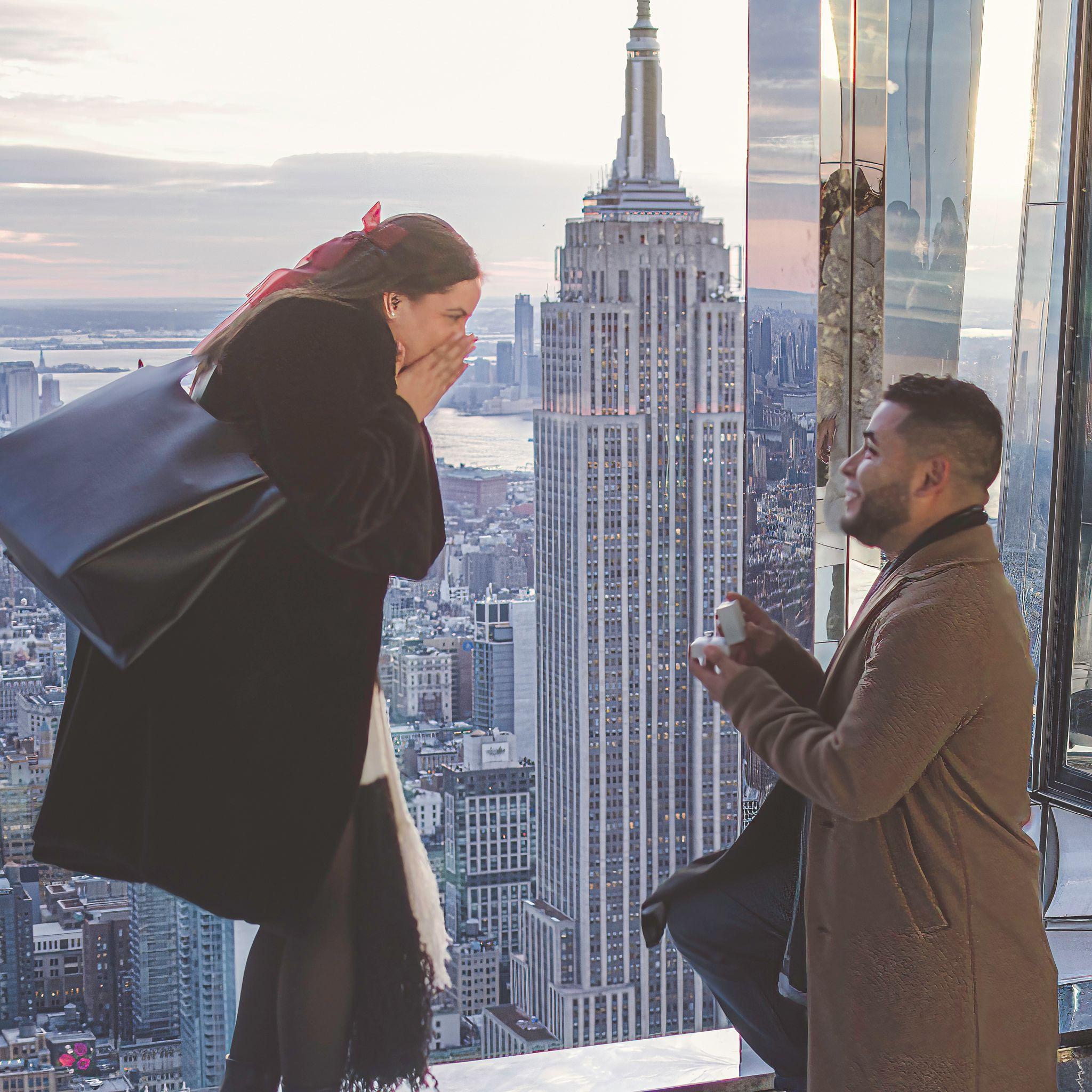 Engaged in Manhattan, 2023.