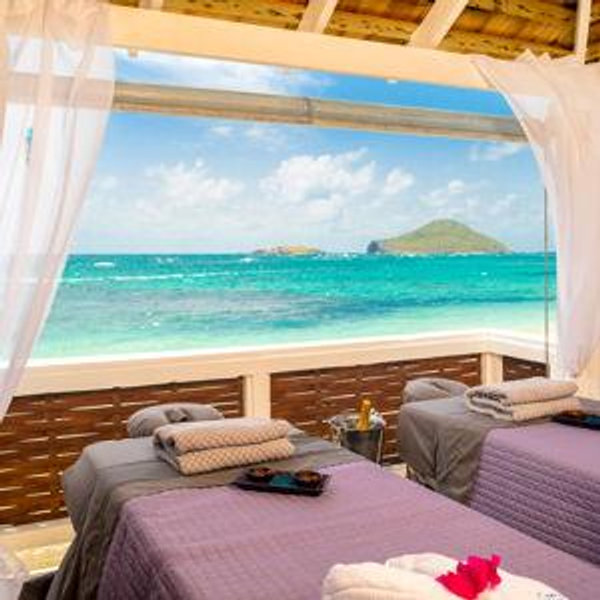 Couples massage at Kai Belte Spa- St Lucia