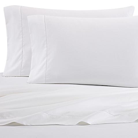 Wamsutta® 525-Thread-Count PimaCott® Full Fitted Sheet in White