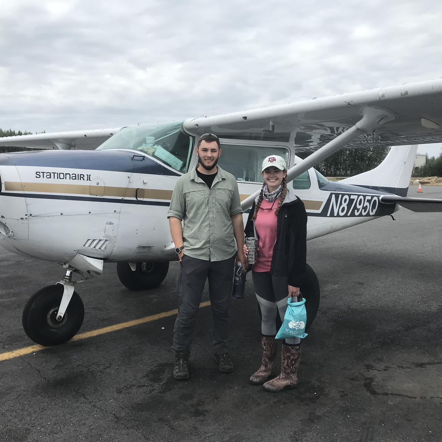 The first trip Will and Lauren went on together, for work.