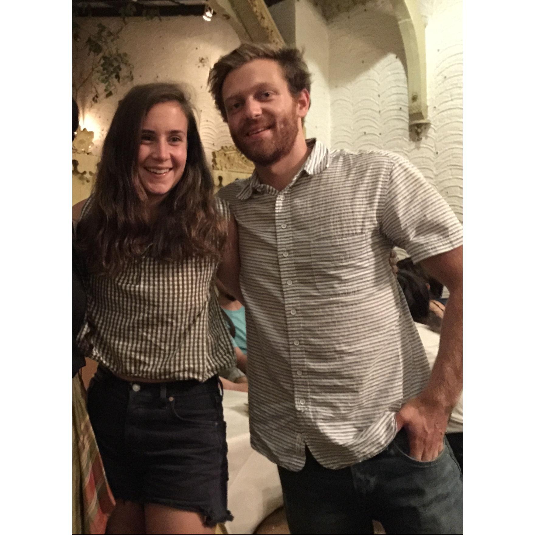 Yale welcome dinner at the beginning of Jody’s second year, 2015